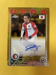 Topps Finest 上田綺世 直筆サインカード 25シリアル - メルカリ