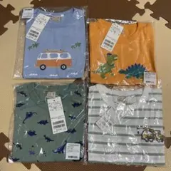 新品未開封　プティマイン　BOYS半袖Tシャツ　110cm 4枚セット