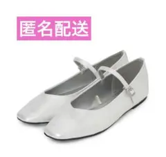 【SHOO・LA・RUE】華やかな光沢!メタリックメリージェーン