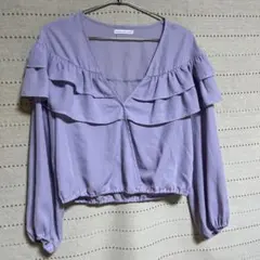 NICE CLAUPフリルブラウス