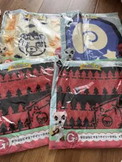 キャラクタータオル 4枚セット