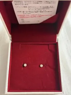 noguchi ゴールドスタッド ピアス ケース付き - メルカリ