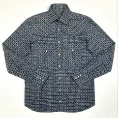新品「GABRIELE PASINI」長袖 ウェスタン シャツ イタリア製　39のサムネイル
