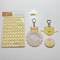 サンリオ ポムポムプリン まいぱちるん キーホルダー 缶バッジ&ホルダーセット