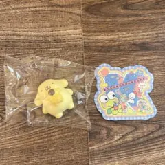 けろけろけろっぴステッカー＆ポムポムプリンカプセルトイ