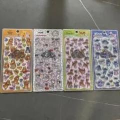 ディズニー プチドロップステッカー　4種