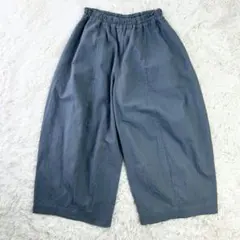 【nume】パラスパレス　ヌメ　リネン100％　ガウチョ　ワイドパンツ パラスパレス nume/ヌメ リネンワイドパンツ 製品染め サイズ2 日本製