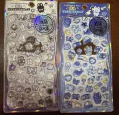 光るジュエルプチドロップシール　ストーン付き