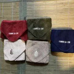 COMME CA ISM タオルハンカチ 5枚セット　20✖️20