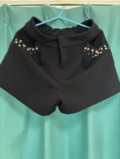 ワンウェイ⭐︎黒 M パール装飾 ショートパンツ