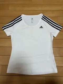 adidas climalite ホワイト Tシャツ