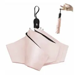 完全遮光 日傘 折りたたみ傘 自動開閉 軽量 220g 晴雨兼用 UVカット