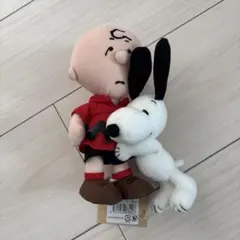 スヌーピー ラブ06 ぬいぐるみ チャーリー・ブラウン ハグぬいぐるみ 抱きつき