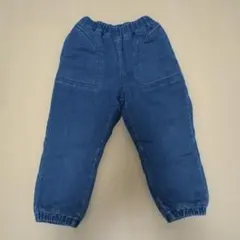 ユニクロ　ストレッチデニムウォームイージーパンツ　90cm