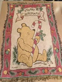 CLASSIC POOH 大判ブランケット プーさんシェニール織りUCHINO製