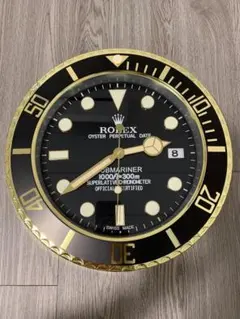 ロレックス ROLEX 掛け時計 サブマリーナブラック【専用出品で500円