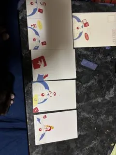 ドラえもん、ポケモン、はがき