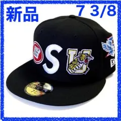 シュプリームスタースタッズデニムキャンプキャップ ブラック se1471r