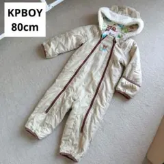 KPBOY クマ耳ベージュジャンプスーツ 80cmのサムネイル