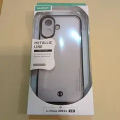 メタリックラインソフトケース ブラックグレージュ iPhone 17のサムネイル