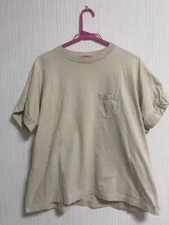 Champion チャンピオン バックロゴ 半袖Tシャツ ベージュのサムネイル