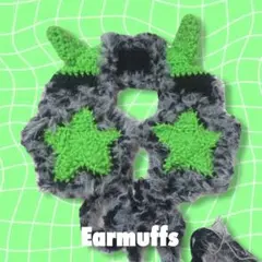 星形ツノ付きイヤーマフ