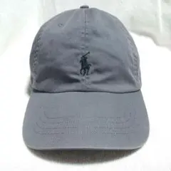 Polo ラルフローレン グレー コットン キャップ
