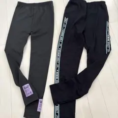キッズスパッツ ブラック グレー 125-145cm