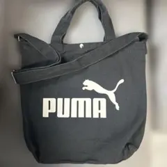PUMA 2WAY トートバッグ ショルダーバッグ ブラックのサムネイル