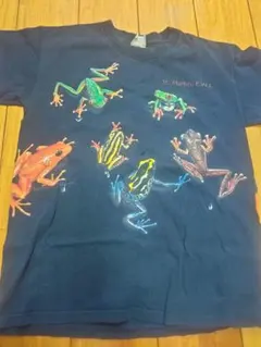 古着 90年代 HABITAT カエル柄 アニマルTシャツ カナダ製