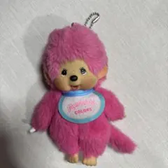 Monchhichi COLORS ぬいぐるみ キーチェーン ピンク