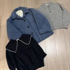 Yori ヨリ ノーカラーショートコート - メルカリ
