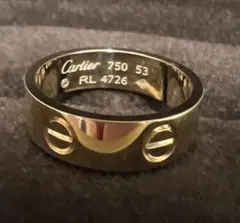 Cartier カルティエ LOVEリング K18WG #51 1996 - メルカリ