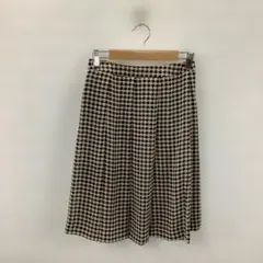 値下◎3.11◎M75◎23区◎千鳥格子◎XXS◎ひざ丈、フレアスカート