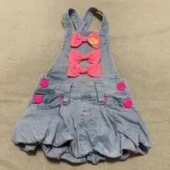 送料込♡ アースマジック ジャンパースカート デニム 100cm