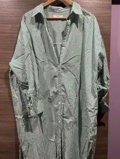 ▷▶Discoat(ストライプシャツワンピース)