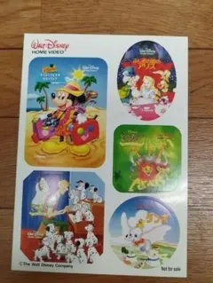 アリス、ダンボ、101匹わんちゃん、ライオンキング、ミッキーのシール