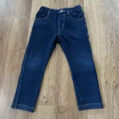 デニムパンツ 100cm 裏起毛