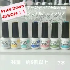 ほぼ新品☆ Can☆Do ジェルネイル キャンディ 宝石Series 7本セットのサムネイル