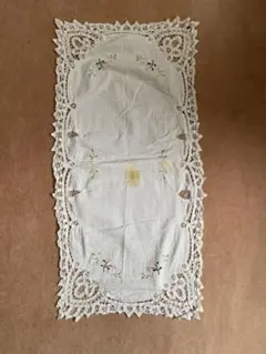 Vintageバテンレース　総レース　122x122 テーブルクロス Vintageバテンレース 総レース 122x122 テーブルクロス