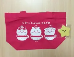 ちいかわ　ちいかわカフェ　ランチトートバッグ　※缶バッジ未開封品