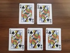 スペードQのギャフカード 5枚セット ②