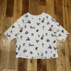 スーパーハッカ　うさぎや動物プリントTシャツ