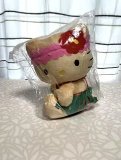 【レトロ】ハローキティご当地ぬいぐるみ　ハワイ