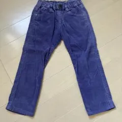 キッズ コーデュロイパンツ パープル