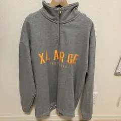 XLARGE ハーフジッププルオーバースウェット