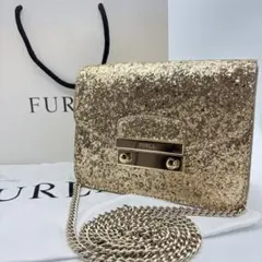美品 フルラ メトロポリス ジュリア グリッターショルダーバッグ 完売前に【FURLA】人気 フルラ メトロポリス ショルダー バッグ (FURLA