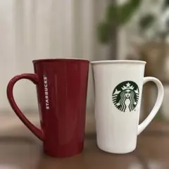 激レア】スタバ 2014 ホリデー限定 大容量 ペアマグカップ 2点 525ml