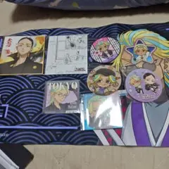 東京リベンジャーズ 灰谷蘭 灰谷竜胆 コースター色紙 セット