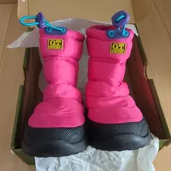 新品未使用　Hawkins 17センチ　ピンク スノーブーツ